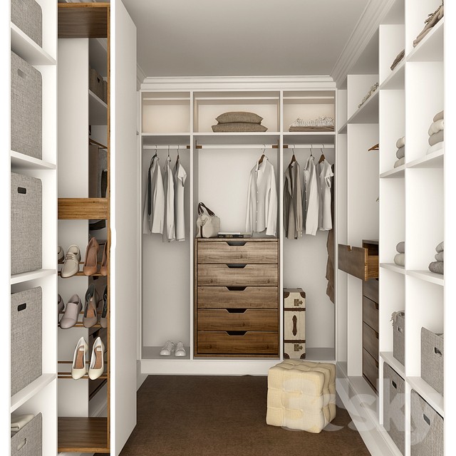 3DSKY MODELS – WARDROBE – CABINETS – 093 - thumbnail 1