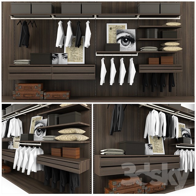 3DSKY MODELS – WARDROBE – CABINETS – 111 - thumbnail 1