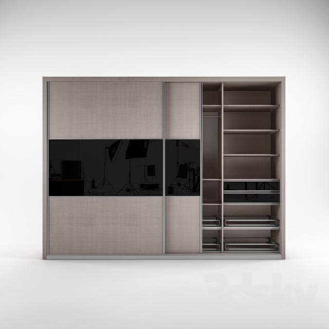 3DSKY MODELS – WARDROBE – CABINETS – 123 - thumbnail 1