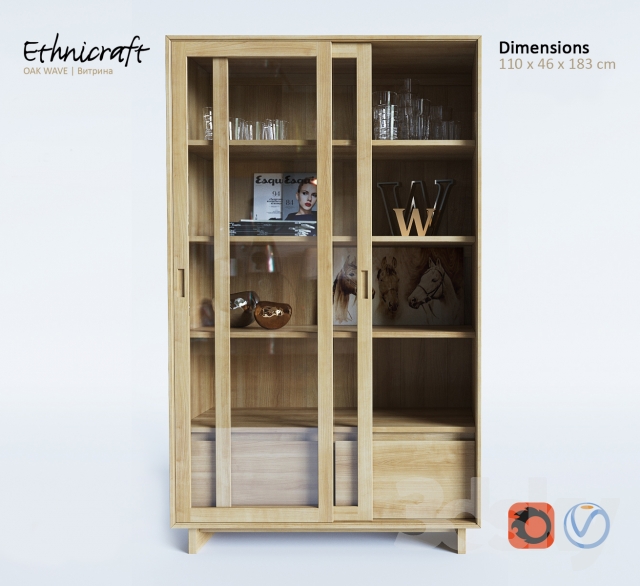 3DSKY MODELS – WARDROBE – CABINETS – 126 - thumbnail 1