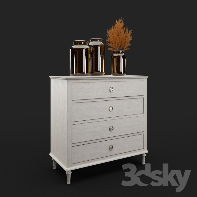 3DSKY MODELS – WARDROBE – CABINETS – 134 - thumbnail 1