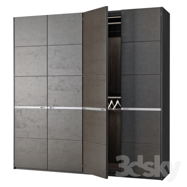 3DSKY MODELS – WARDROBE – CABINETS – 180 - thumbnail 1