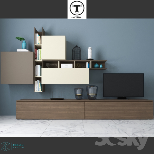 3DSKY MODELS – WARDROBE – CABINETS – 188 - thumbnail 1