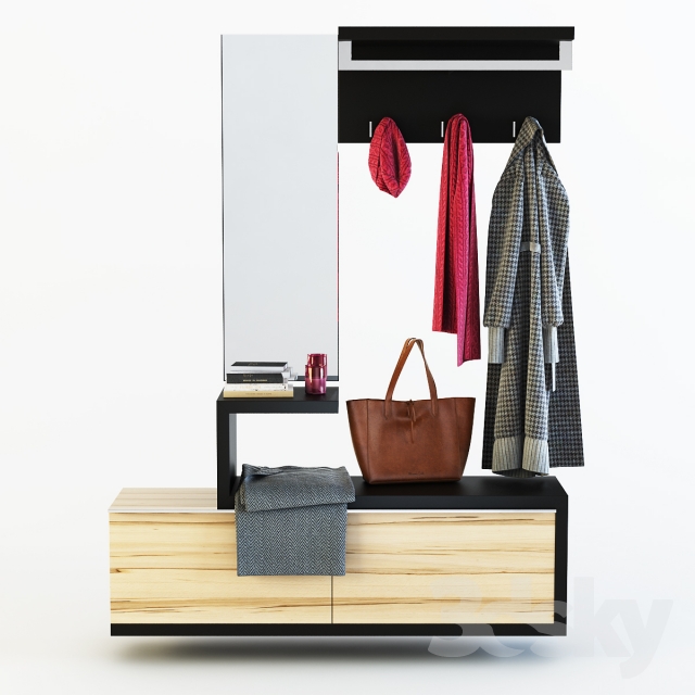 3DSKY MODELS – WARDROBE – CABINETS – 222 - thumbnail 1