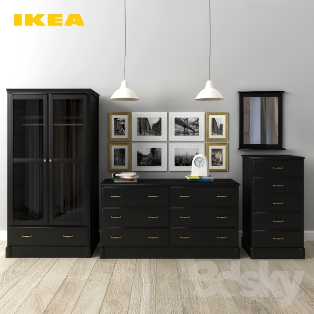 3DSKY MODELS – WARDROBE – CABINETS – 242 - thumbnail 1