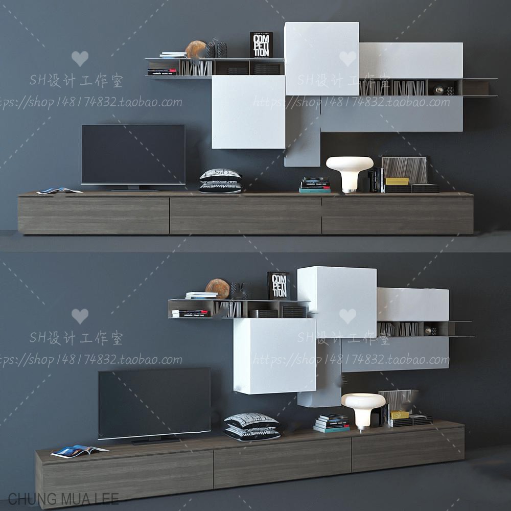 3DSKY PRO – SIDEBOARD 3D MODELS – 026 - thumbnail 1