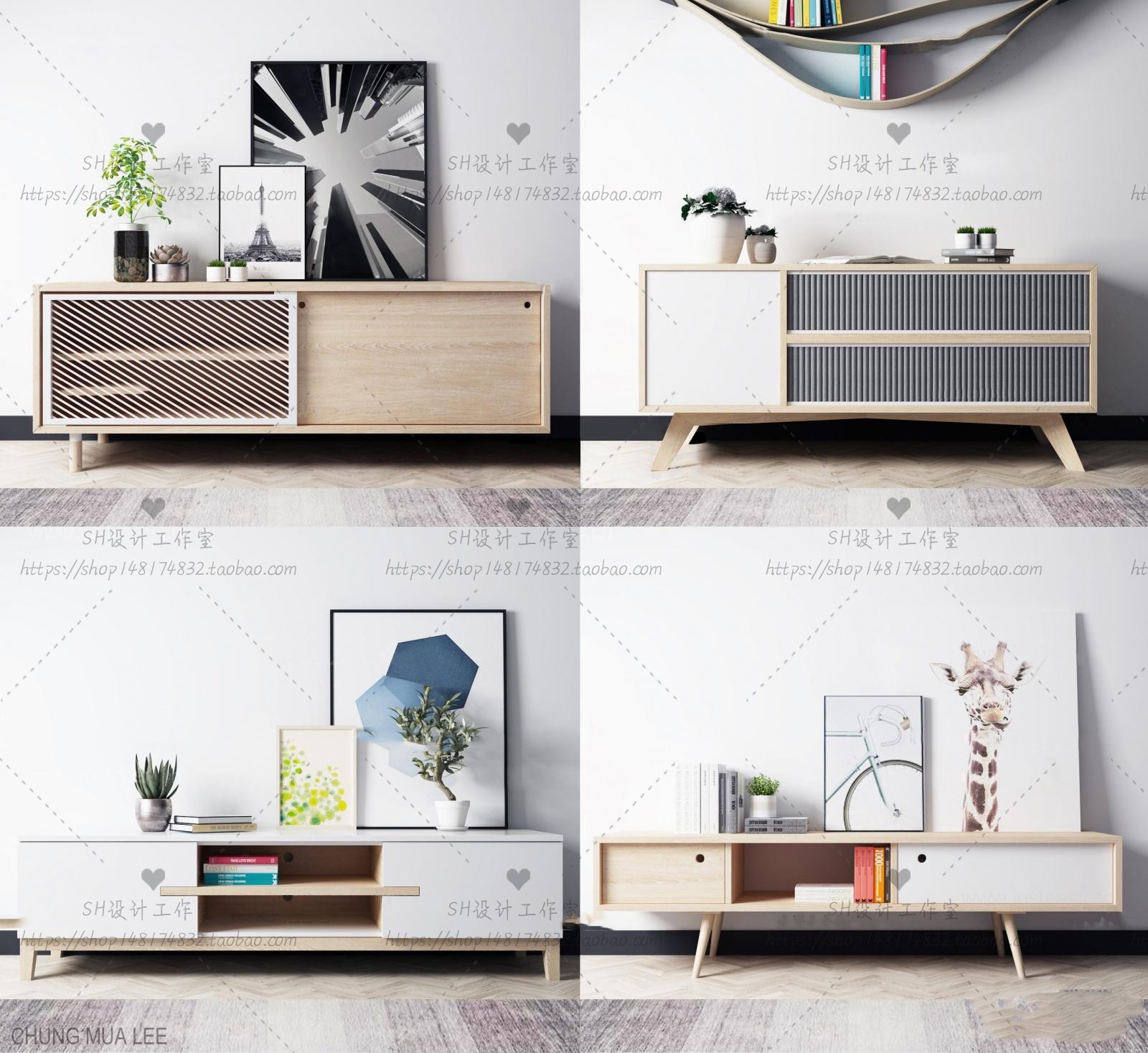 3DSKY PRO – SIDEBOARD 3D MODELS – 083 - thumbnail 1