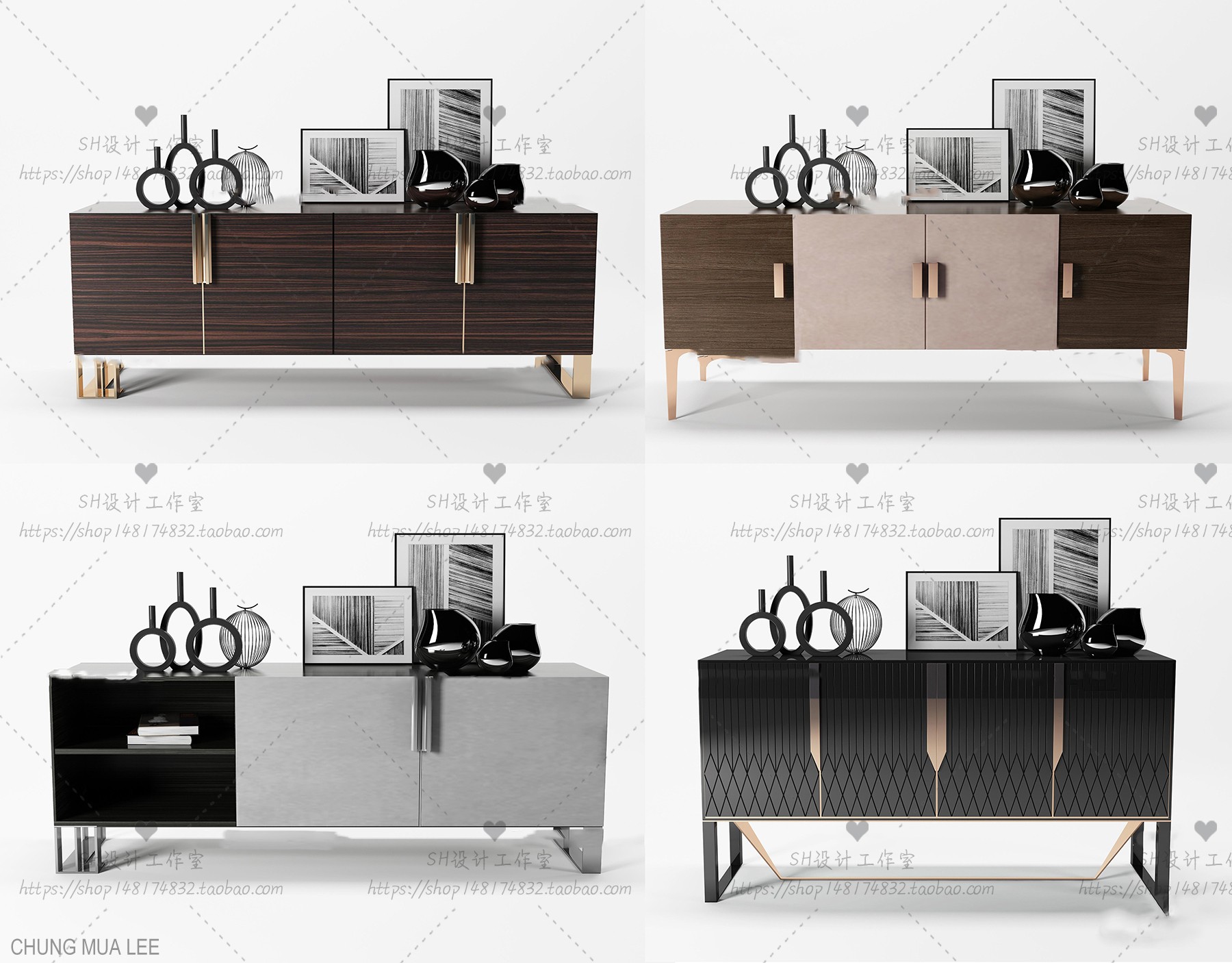 3DSKY PRO – SIDEBOARD 3D MODELS – 096 - thumbnail 1