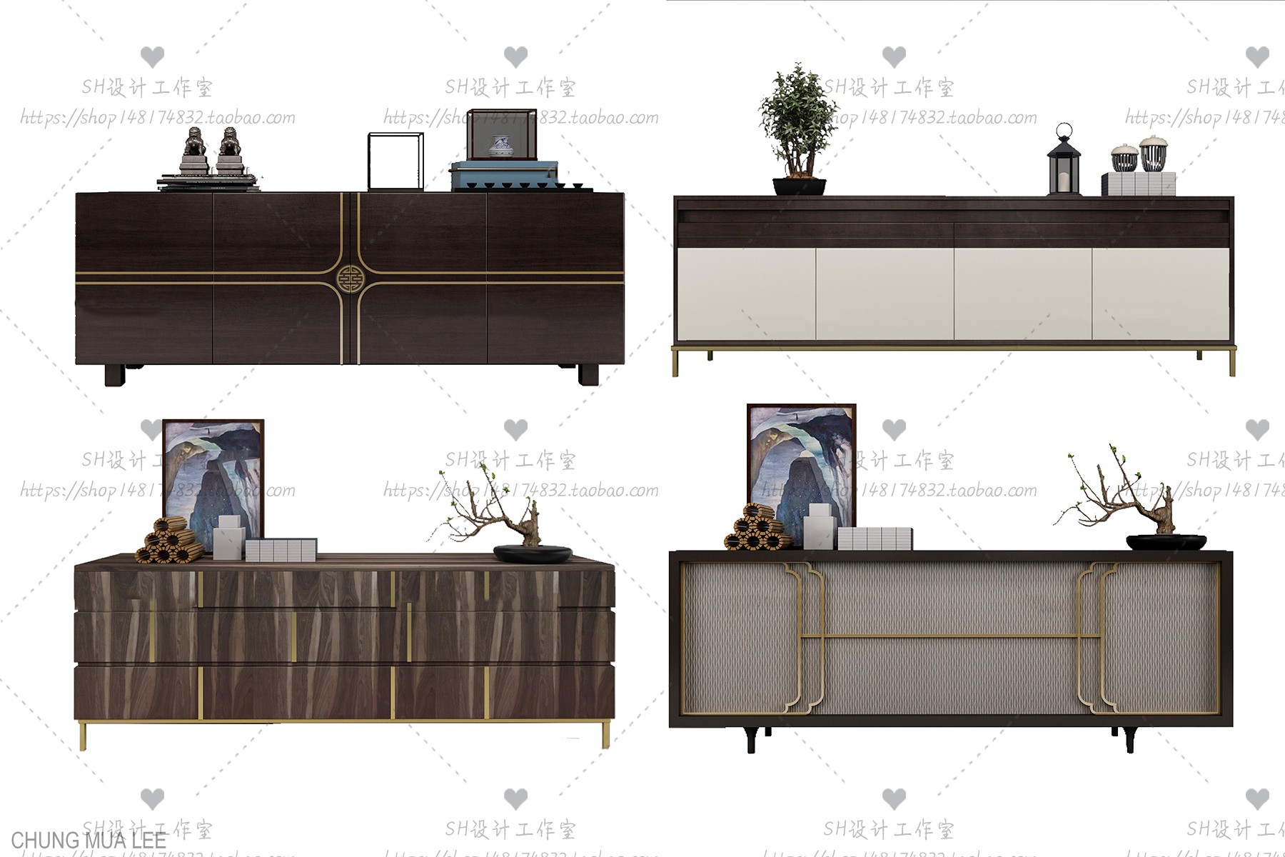 3DSKY PRO – SIDEBOARD 3D MODELS – 098 - thumbnail 1