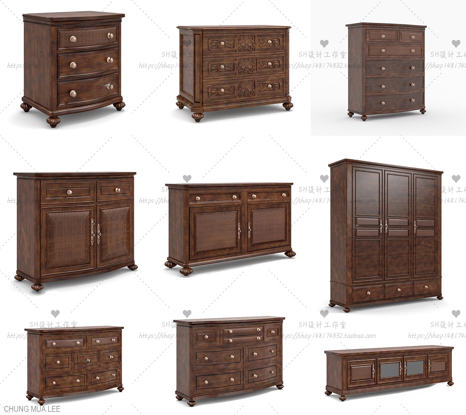 3DSKY PRO – SIDEBOARD 3D MODELS – 128 - thumbnail 1