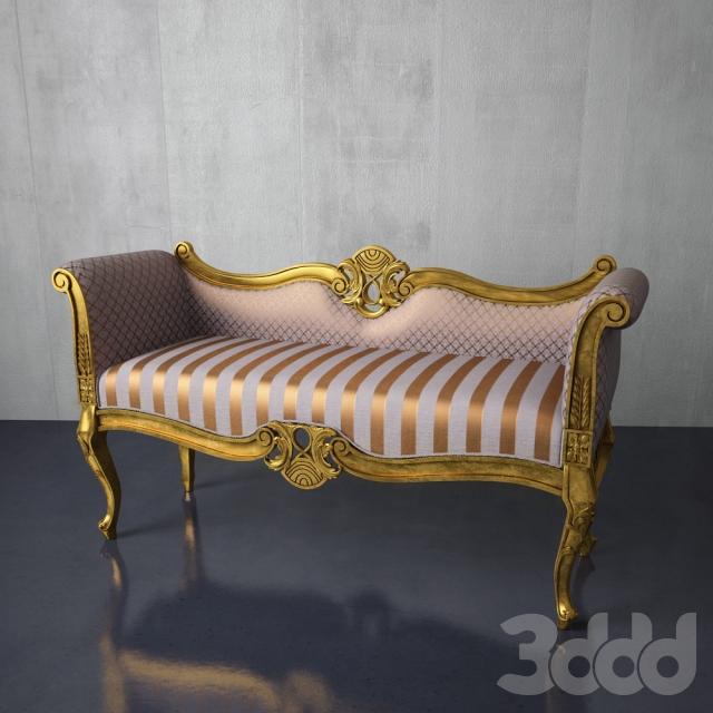 3DSKY MODELS – BENCH 3D MODELS – 029 - thumbnail 1