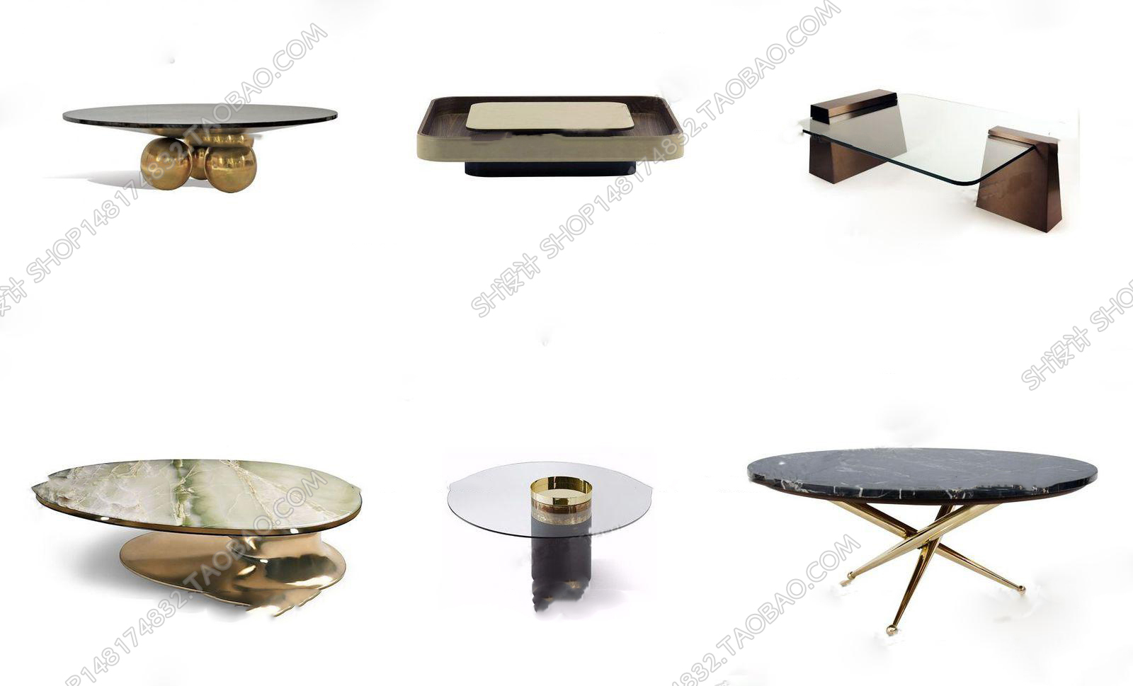 3DSKY MODELS – COFFEE TABLE 3D MODELS – 016 - thumbnail 1