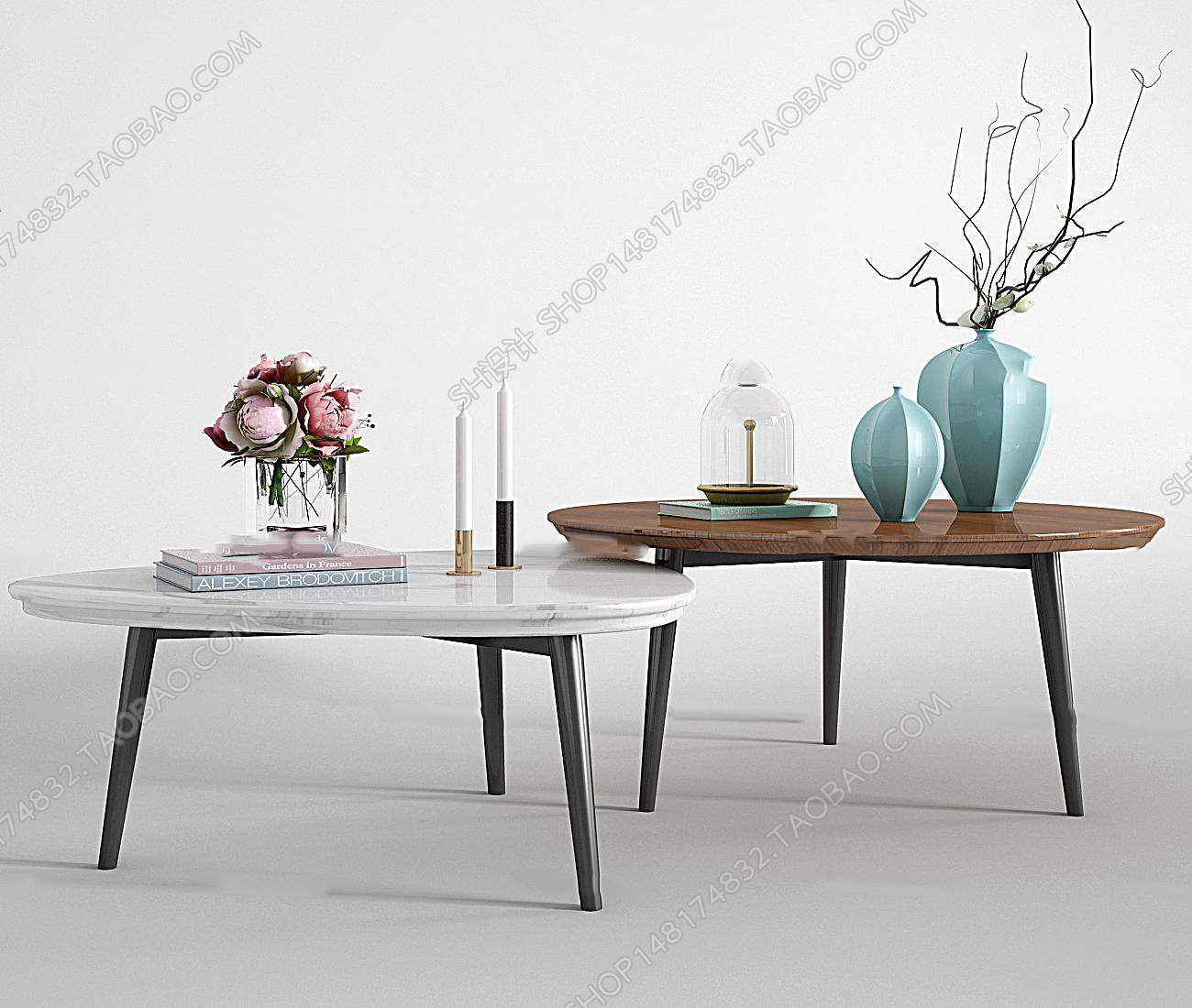 3DSKY MODELS – COFFEE TABLE 3D MODELS – 017 - thumbnail 1