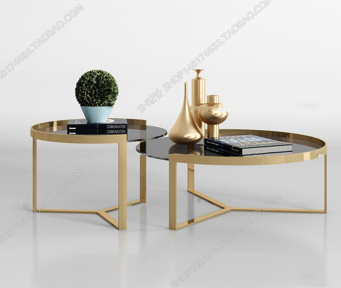 3DSKY MODELS – COFFEE TABLE 3D MODELS – 020 - thumbnail 1