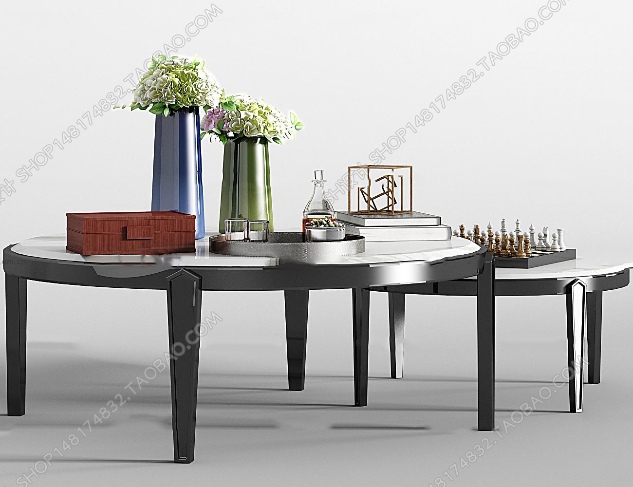 3DSKY MODELS – COFFEE TABLE 3D MODELS – 026 - thumbnail 1