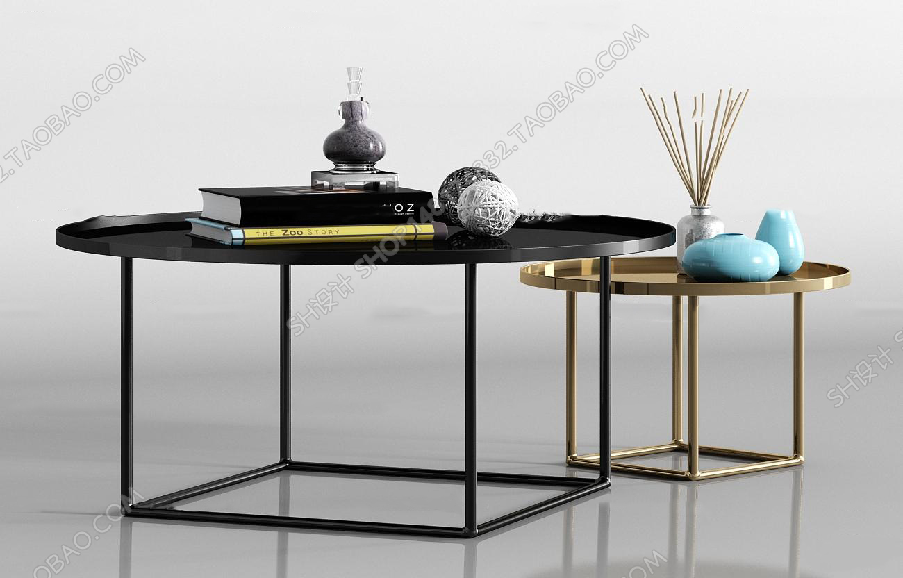 3DSKY MODELS – COFFEE TABLE 3D MODELS – 029 - thumbnail 1