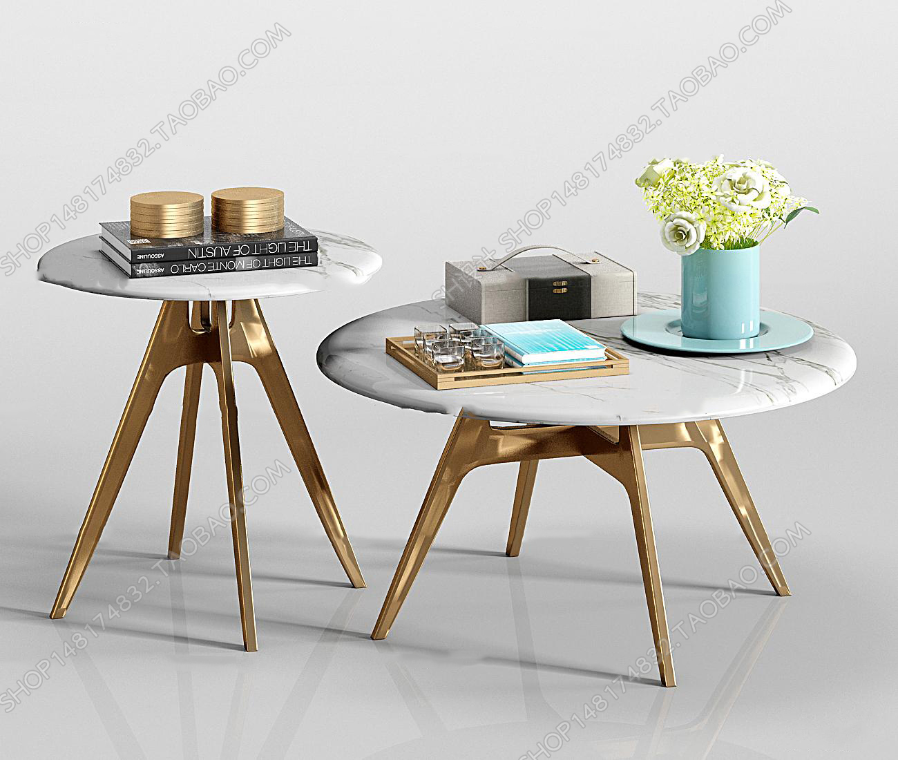 3DSKY MODELS – COFFEE TABLE 3D MODELS – 039 - thumbnail 1