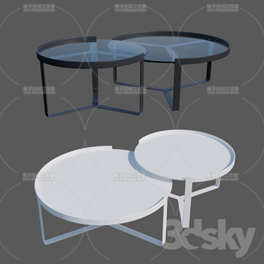 3DSKY MODELS – COFFEE TABLE – No.002 - thumbnail 1