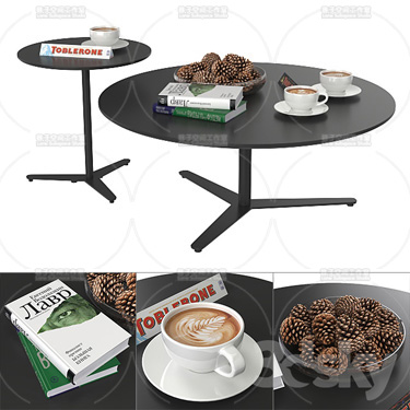 3DSKY MODELS – COFFEE TABLE – No.006 - thumbnail 1