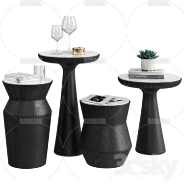 3DSKY MODELS – COFFEE TABLE – No.008 - thumbnail 1