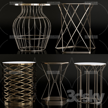 3DSKY MODELS – COFFEE TABLE – No.009 - thumbnail 1