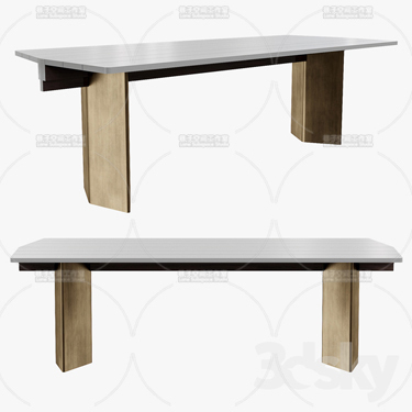 3DSKY MODELS – COFFEE TABLE – No.012 - thumbnail 1