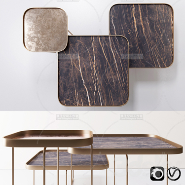 3DSKY MODELS – COFFEE TABLE – No.015 - thumbnail 1