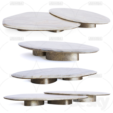 3DSKY MODELS – COFFEE TABLE – No.030 - thumbnail 1