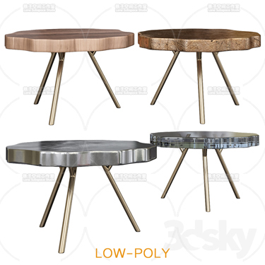 3DSKY MODELS – COFFEE TABLE – No.035 - thumbnail 1