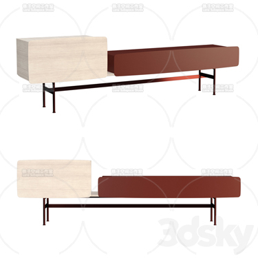 3DSKY MODELS – COFFEE TABLE – No.037 - thumbnail 1