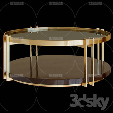 3DSKY MODELS – COFFEE TABLE – No.039 - thumbnail 1