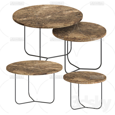 3DSKY MODELS – COFFEE TABLE – No.043 - thumbnail 1