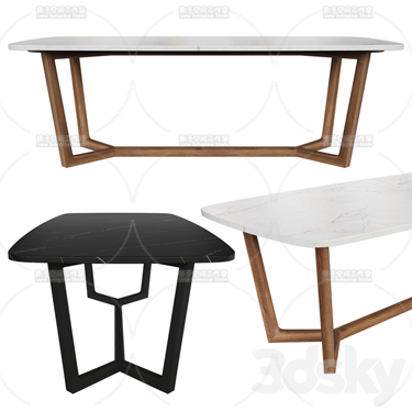 3DSKY MODELS – COFFEE TABLE – No.051 - thumbnail 1