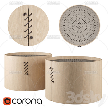 3DSKY MODELS – COFFEE TABLE – No.054 - thumbnail 1