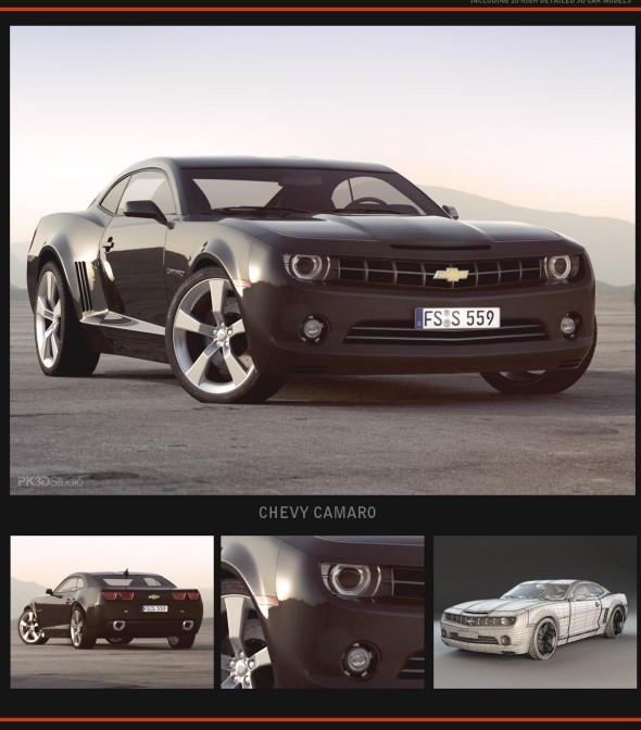 VEHICLE – CAR 3D MODELS – VOL.84 – No.002 - thumbnail 1