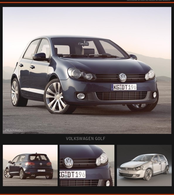 VEHICLE – CAR 3D MODELS – VOL.84 – No.010 - thumbnail 1