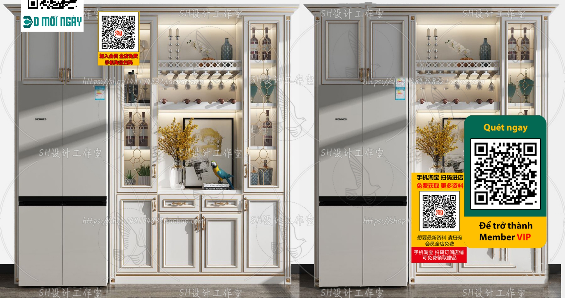 3DS MAX – INTERIOR – WINE SHOP – VRAY / CORONA – 3D MODEL – 5235 - thumbnail 1