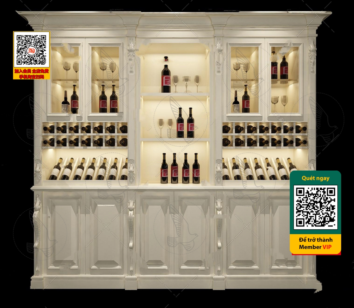 3DS MAX – INTERIOR – WINE SHOP – VRAY / CORONA – 3D MODEL – 5624 - thumbnail 1