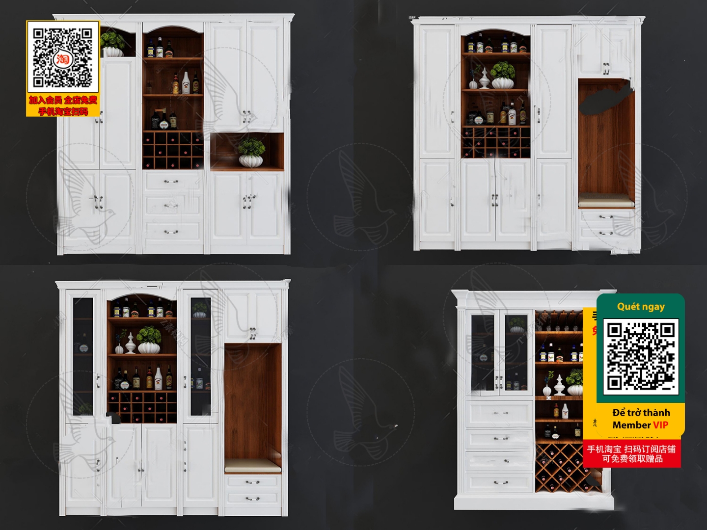 3DS MAX – INTERIOR – WINE SHOP – VRAY / CORONA – 3D MODEL – 5633 - thumbnail 1