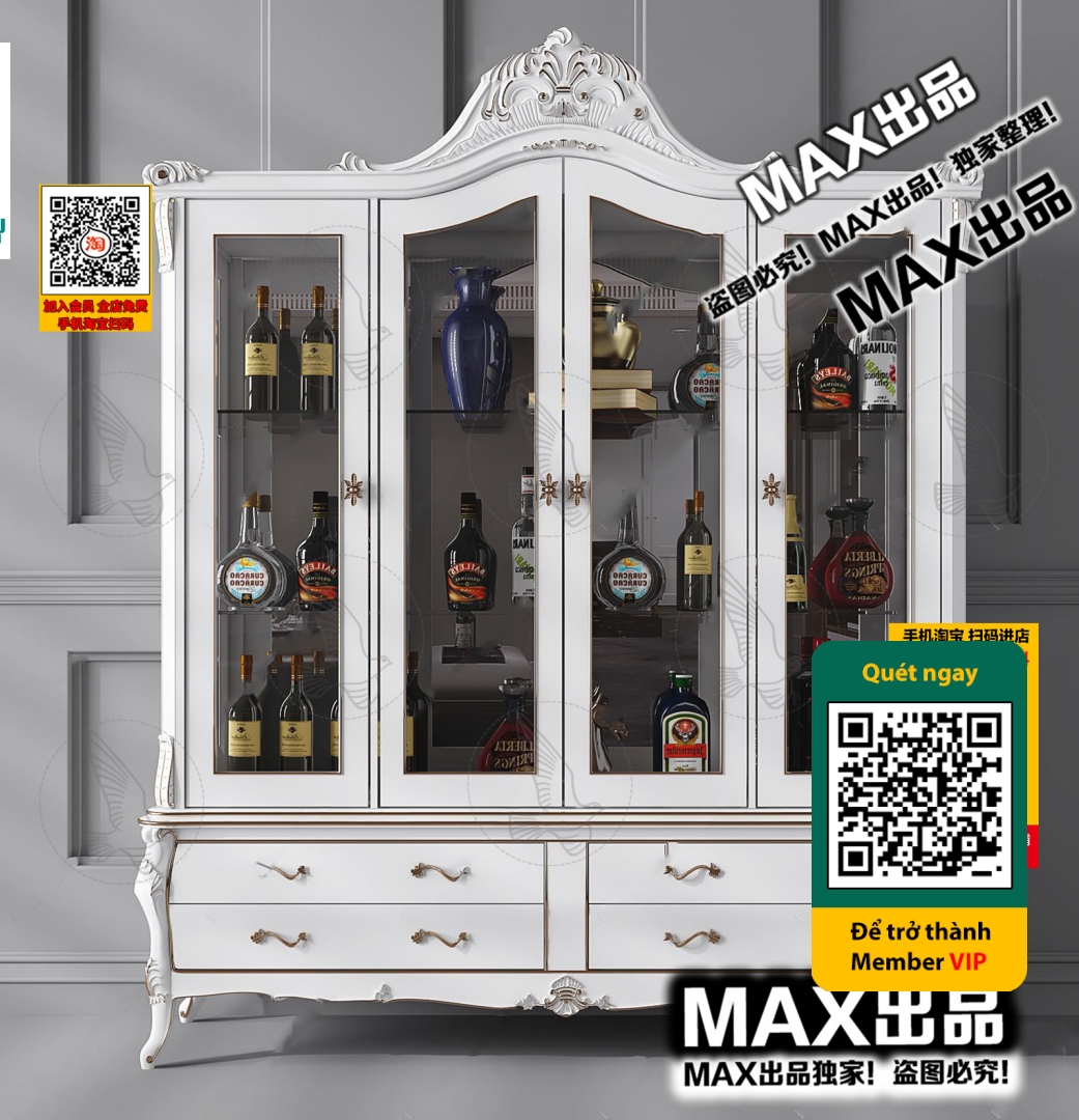 3DS MAX – INTERIOR – WINE SHOP – VRAY / CORONA – 3D MODEL – 5769 - thumbnail 1