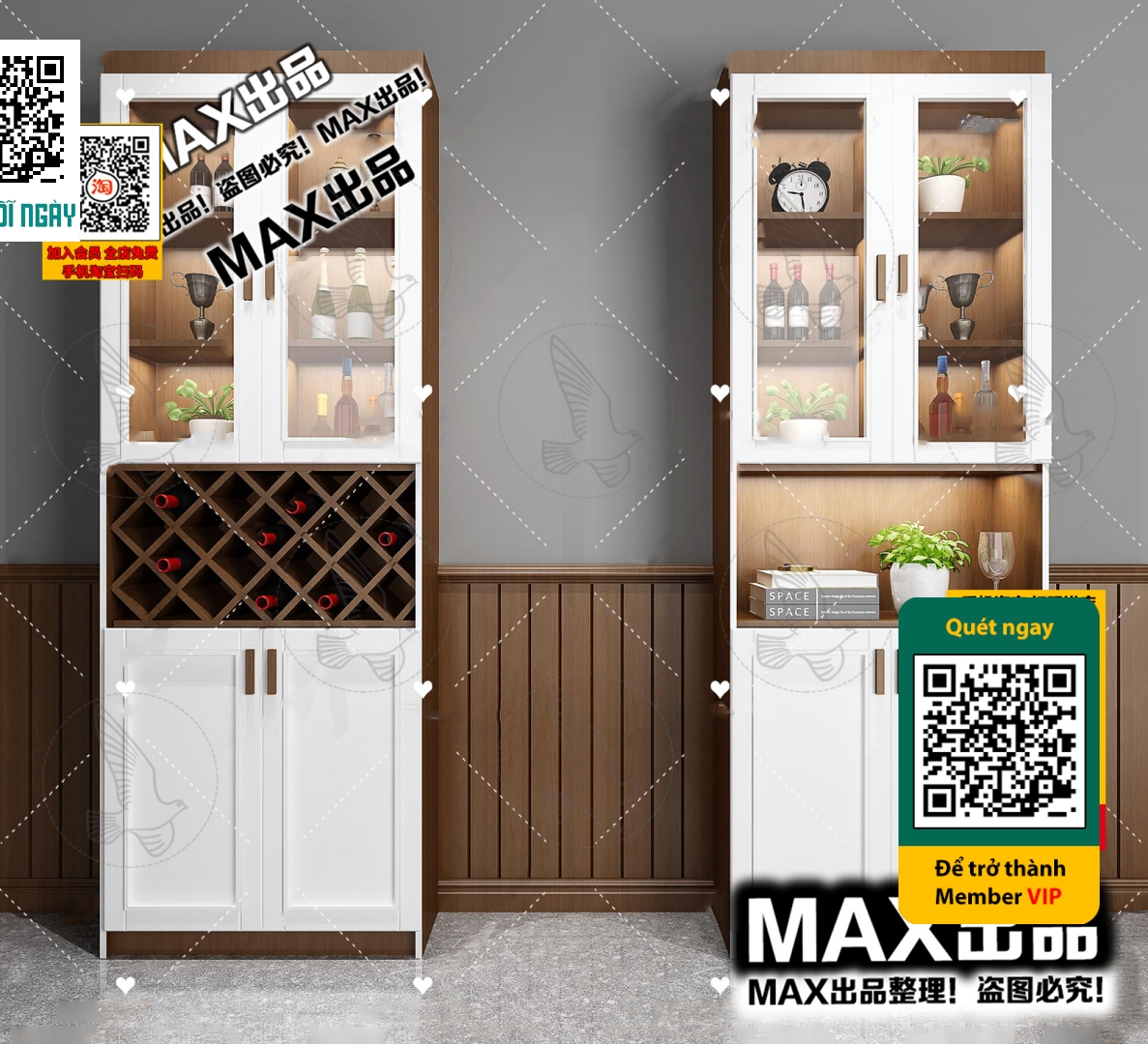 3DS MAX – INTERIOR – WINE SHOP – VRAY / CORONA – 3D MODEL – 5773 - thumbnail 1