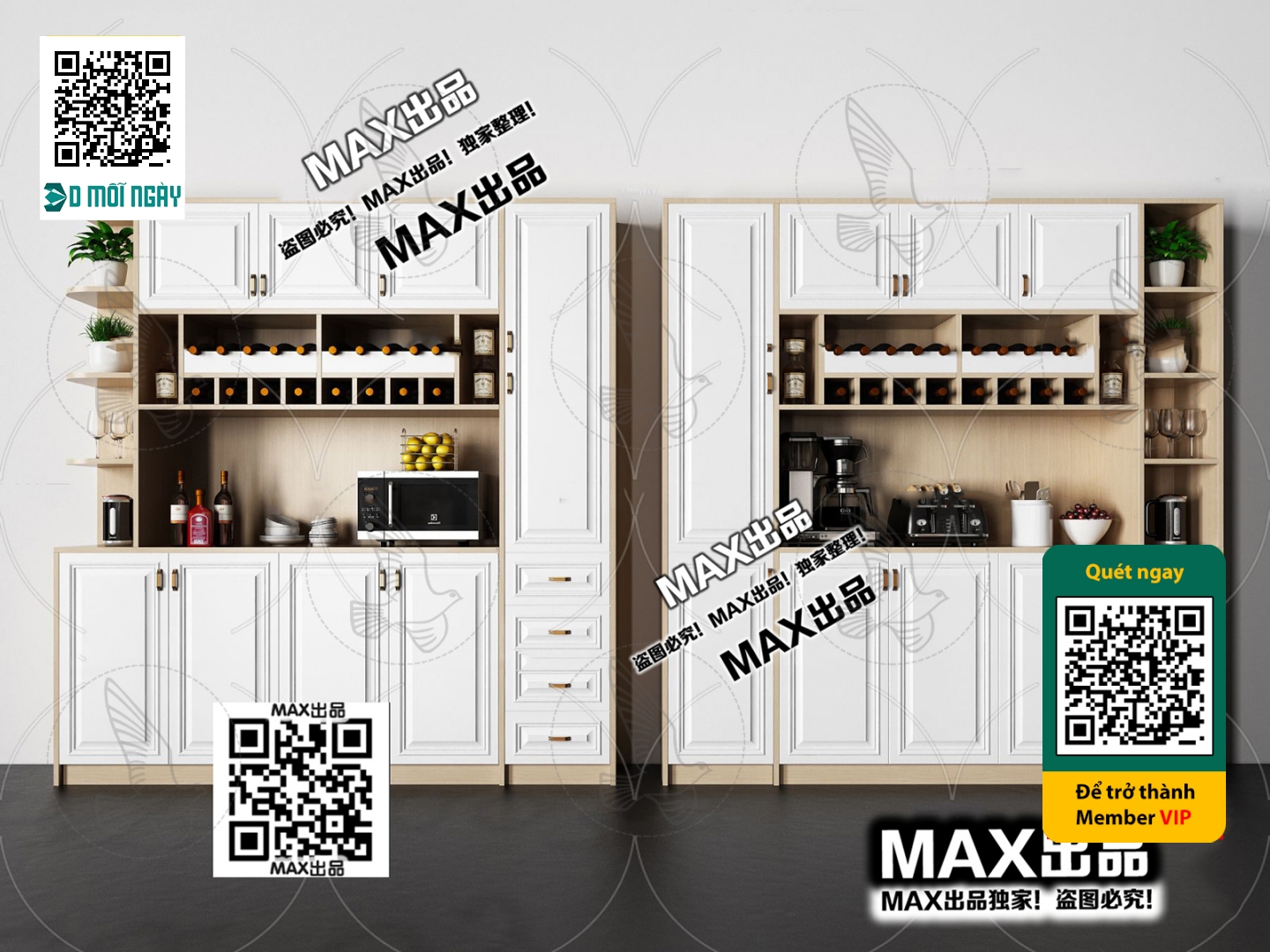 3DS MAX – INTERIOR – WINE SHOP – VRAY / CORONA – 3D MODEL – 5782 - thumbnail 1