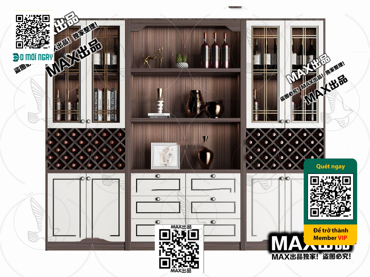 3DS MAX – INTERIOR – WINE SHOP – VRAY / CORONA – 3D MODEL – 5783 - thumbnail 1