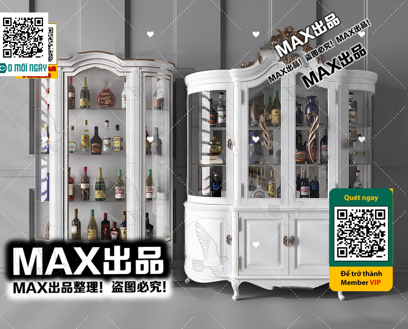 3DS MAX – INTERIOR – WINE SHOP – VRAY / CORONA – 3D MODEL – 5803 - thumbnail 1