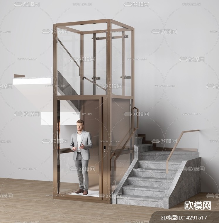 DECORATION – ENTRANCE – VRAY / CORONA – 3D MODEL – 1114 - thumbnail 1