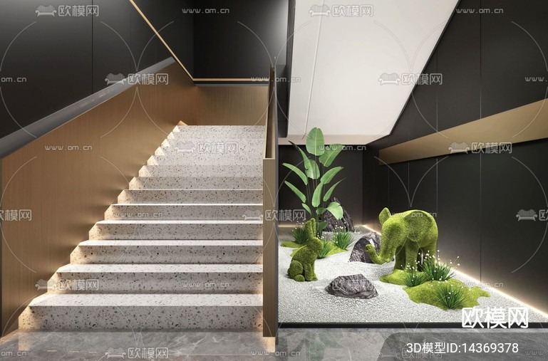 DECORATION – ENTRANCE – VRAY / CORONA – 3D MODEL – 1176 - thumbnail 1