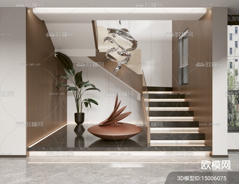 DECORATION – ENTRANCE – VRAY / CORONA – 3D MODEL – 1192 - thumbnail 1