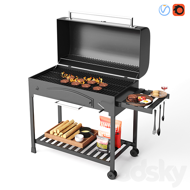 Barbecue 06 3ds Max - thumbnail 1