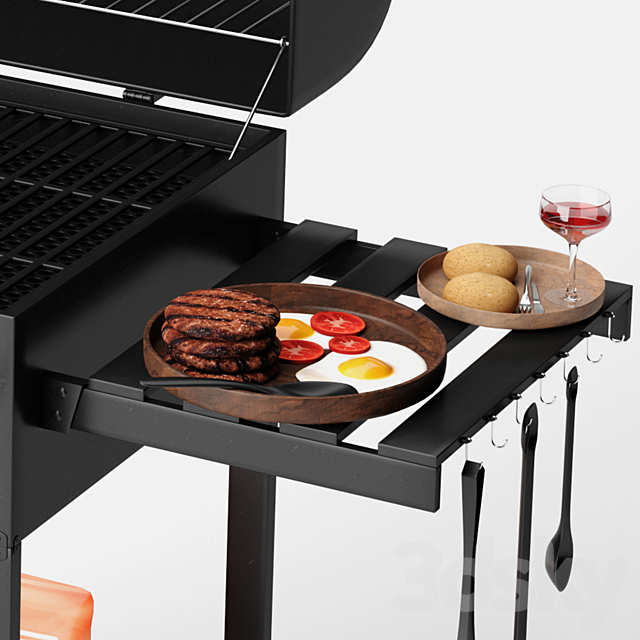 Barbecue 06 3ds Max - thumbnail 3