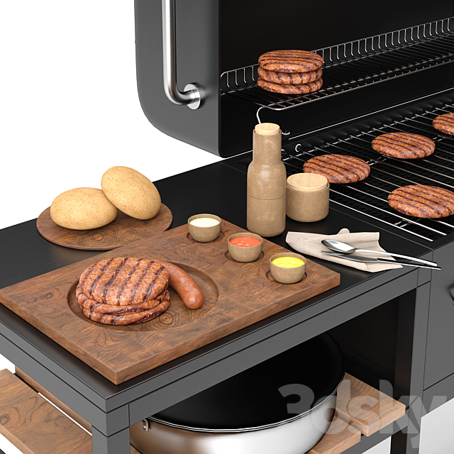 Barbecue 17 3ds Max - thumbnail 2